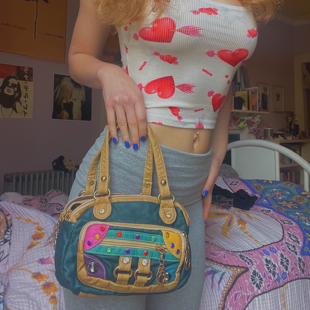 Y2k vintage bejeweled purse